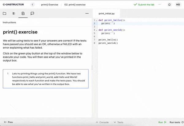 course platform preview