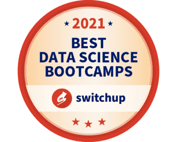 switchup award 2021 for data science bootcamp